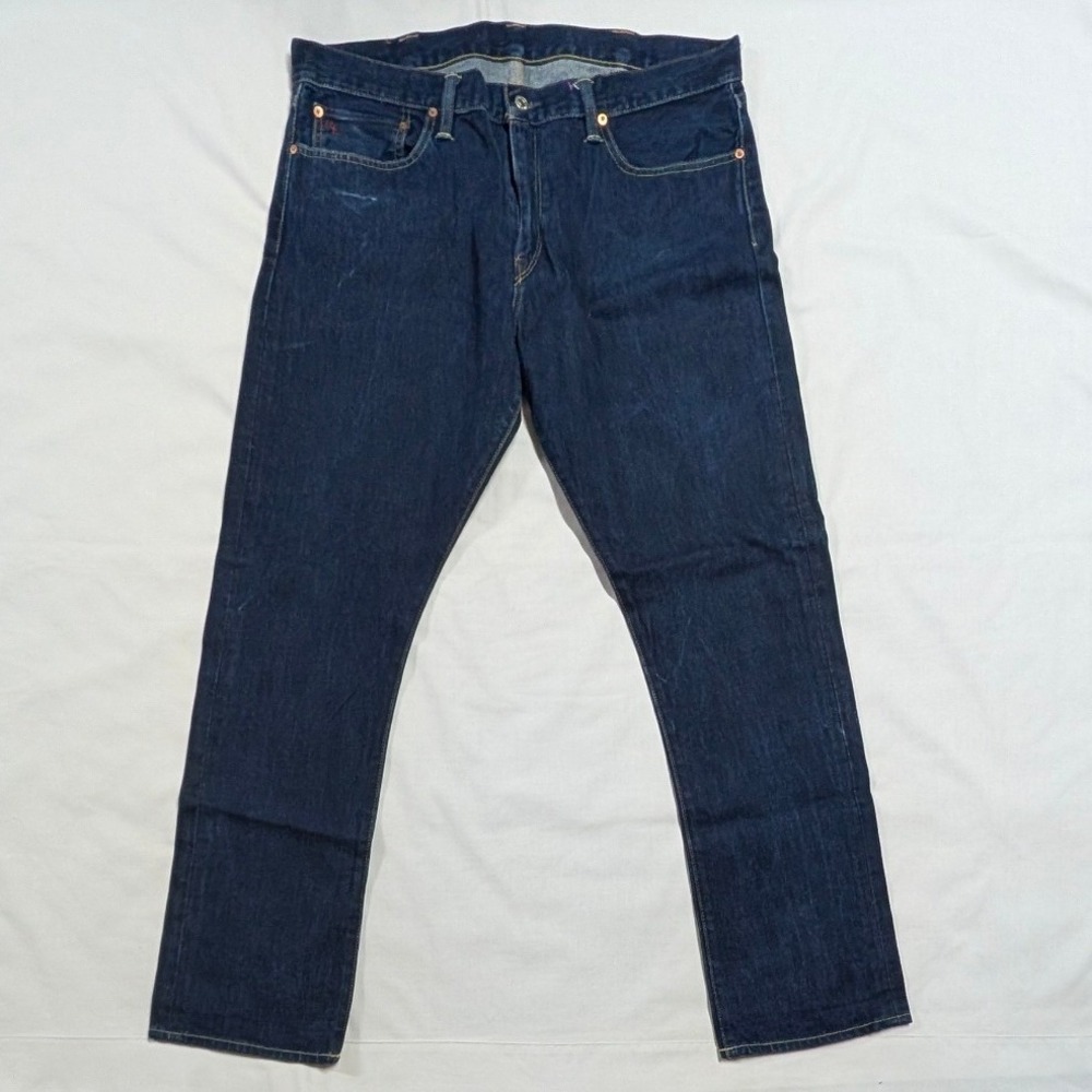 Polo Ralph Lauren Mens Dark Wash Straight Leg Jeans 38x32